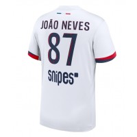 Stroje piłkarskie Paris Saint-Germain Joao Neves #87 Koszulka Wyjazdowej 2025-26 Krótki Rękaw